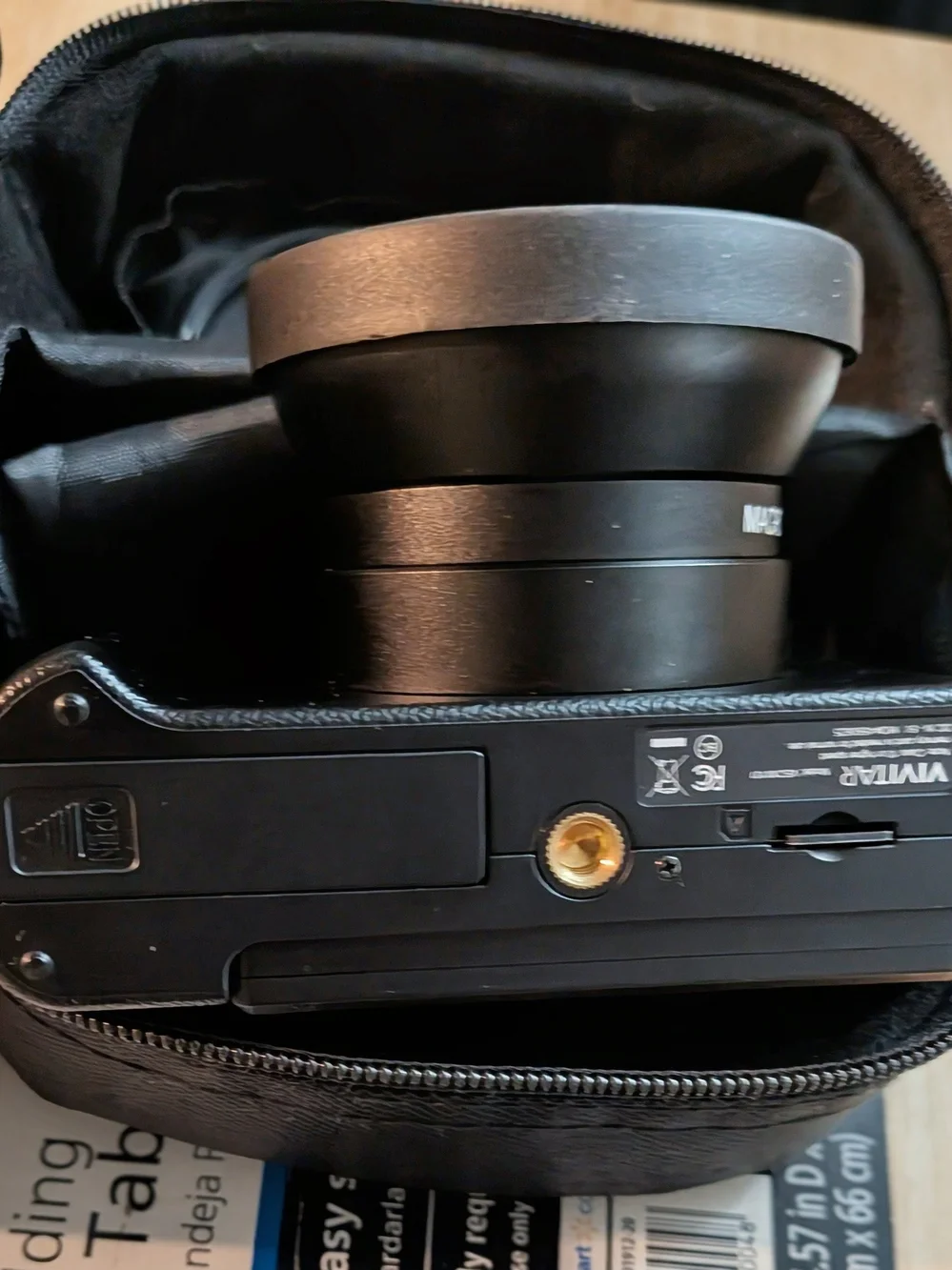 Black Wide-Angle Macro Camera Lens Accessory - Black